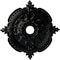 Ekena Millwork Benson Classic Medallion (Canopies up to 6 1/2"), 28 3/8"OD x 3 3/4"ID x 1 5/8"P, Black Pearl CM28BEBPS - alternate 1